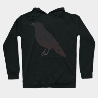 Cute Crows art Hoodie